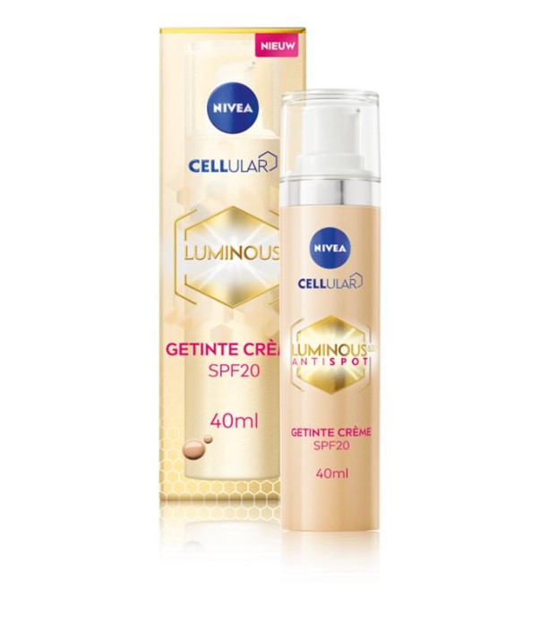 Nivea Luminous 630 getinte dagcreme SPF20 (40 Milliliter)