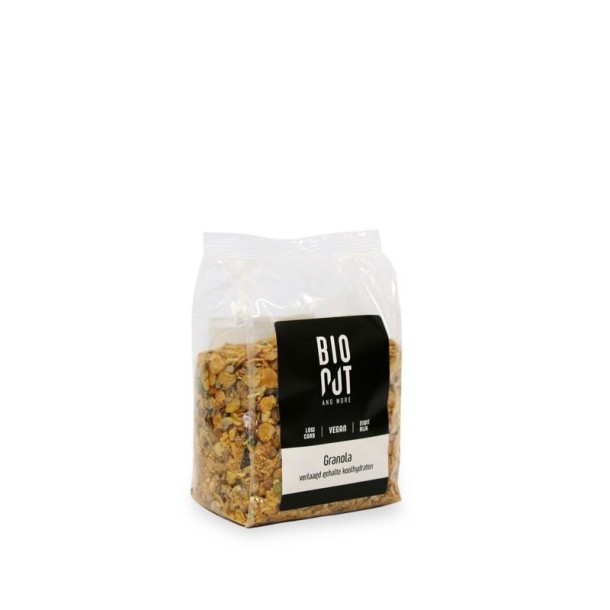 Bionut Granola lowcarb proteinerijk bio (400 Gram)