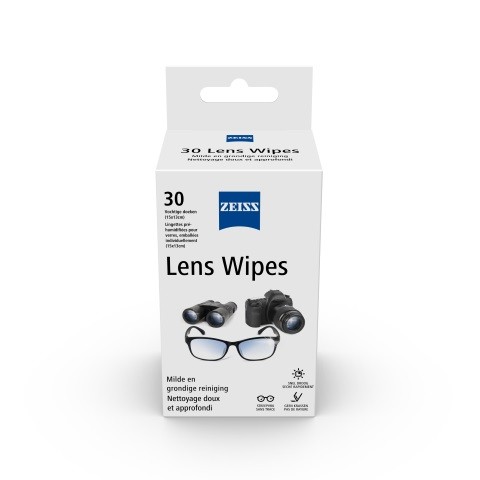Zeiss Lens wipes (30 Stuks)
