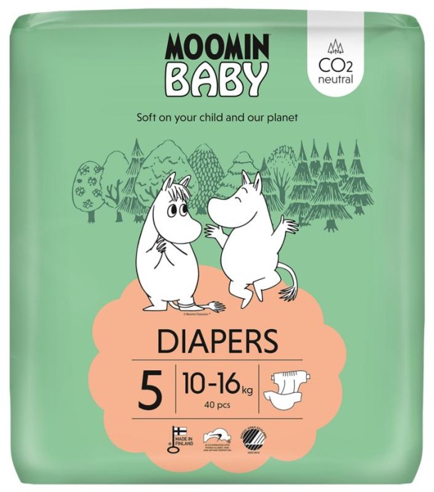 Moomin Baby luiers maat 5 (40 Stuks)