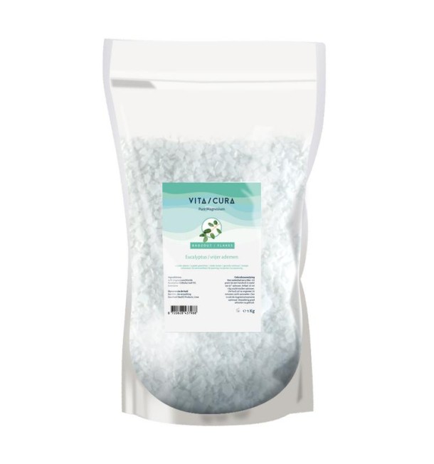 Vitacura Magnesium zout flakes eucalyptus (1 Kilogram)