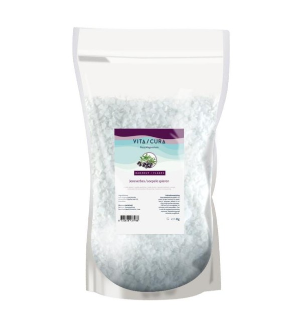 Vitacura Magnesium zout flakes jeneverbes (1 Kilogram)