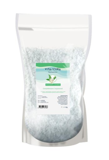 Vitacura Magnesium zout flakes oranjebloesem (1 Kilogram)