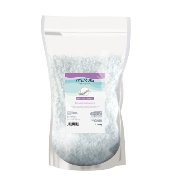 Vitacura Magnesium zout flakes rozemarijn (1 Kilogram)