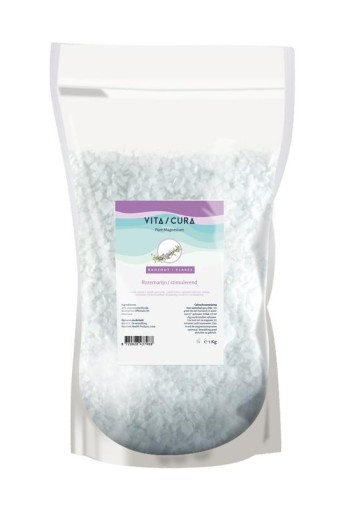 Vitacura Magnesium zout flakes rozemarijn (1 Kilogram)