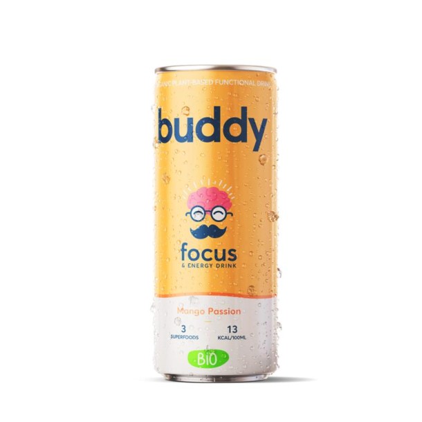 Buddy Drink mango passion bio (250 Milliliter)