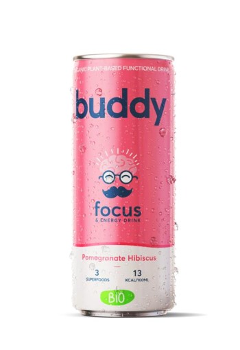 Buddy Drink pomegranate hibiscus bio (250 Milliliter)