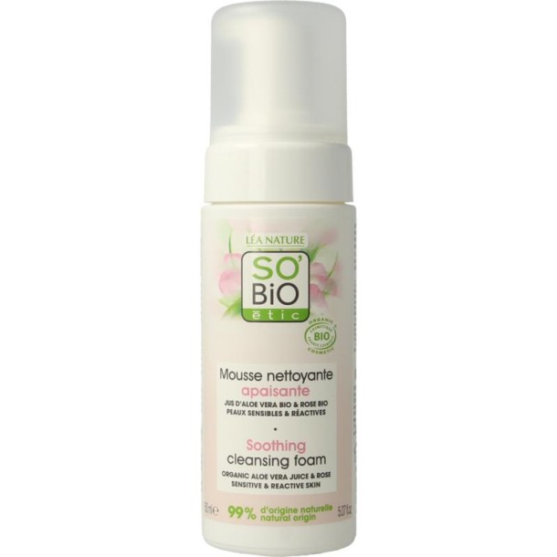 So Bio Etic Aloe vera cleansing foam (150 Milliliter)