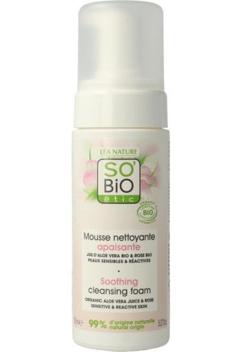 So Bio Etic Aloe vera cleansing foam (150 Milliliter)