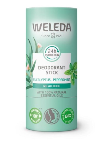 Weleda Deodorant stick eucalyptus + peppermint 24U (50 Gram)