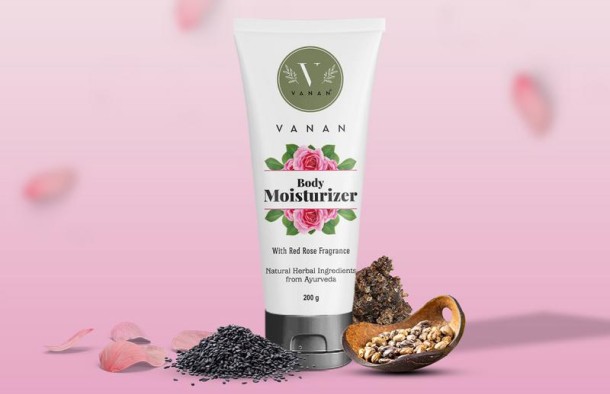 Vanan Body moisturizer red rose (200 Gram)
