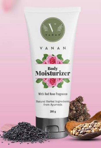 Vanan Body moisturizer red rose (200 Gram)