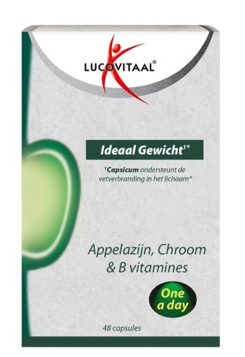 Lucovitaal Ideaal gewicht appelazijn (48 Capsules)