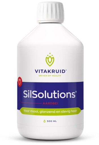Vitakruid SilSolutions aardbei 500 (500 Milliliter)
