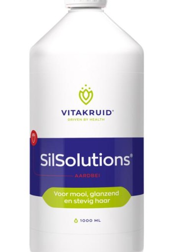 Vitakruid SilSolutions aardbei 1000 (1000 Milliliter)