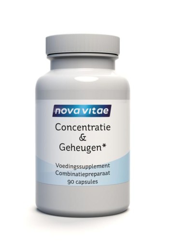 Nova Vitae Concentratie & geheugen (90 Capsules)