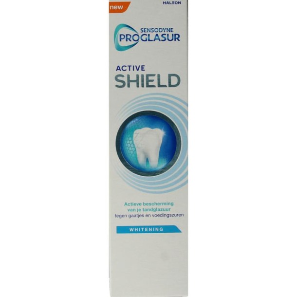 Sensodyne Tandpasta proglasur active shield whitening (75 Milliliter)