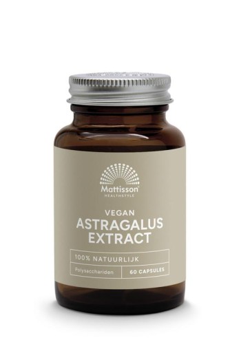 Mattisson Astragalus extract 475mg (60 Vegetarische capsules)