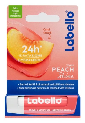 Labello Fruity peach shine (1 Stuks)
