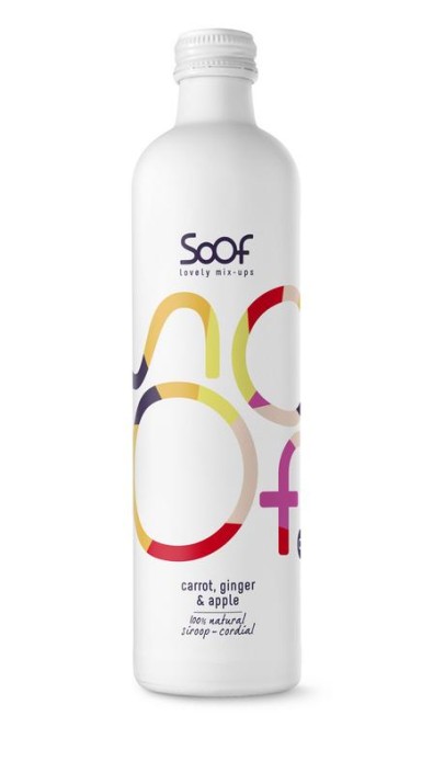 Soof Drinks Siroop wortel gember & appel (340 Milliliter)