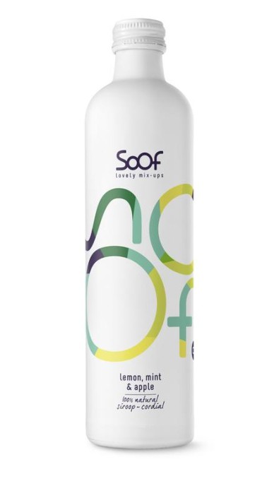 Soof Drinks Siroop citroen munt & appel (340 Milliliter)