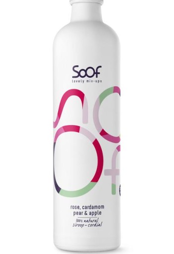 Soof Drinks Siroop kardemom peer & appel (340 Milliliter)