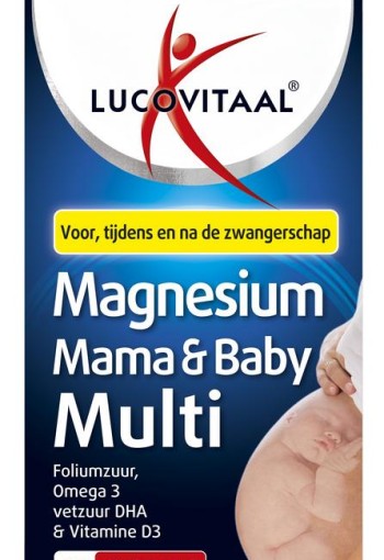 Lucovitaal Magnesium mama & baby multi (30 Capsules)