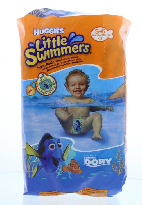 Huggies Little swimmers maat 5-6 12-18kg (11 Stuks)