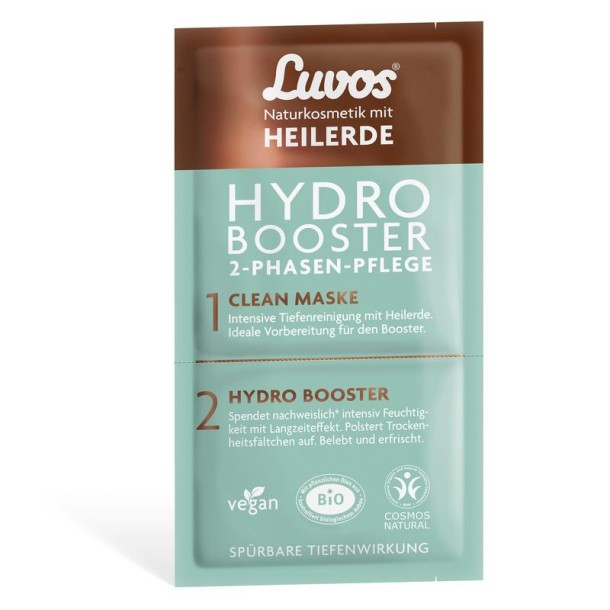 Luvos Crememasker hydro booster 2 fasen bio (9,5 Milliliter)