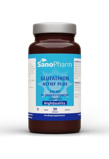 Sanopharm Glutathion actief plus high quality (30 Capsules)