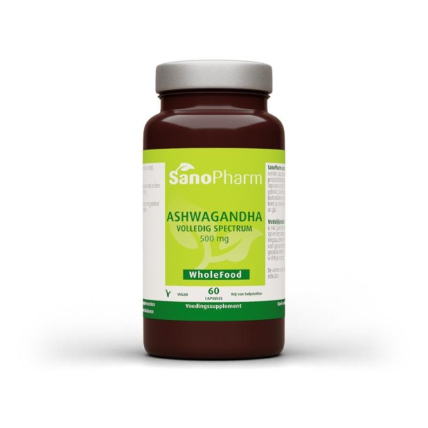 Sanopharm Ashwagandha wholefood (60 Capsules)