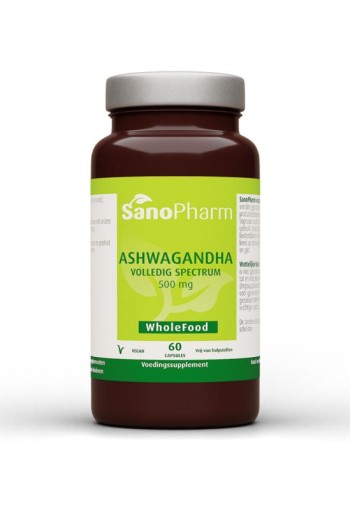 Sanopharm Ashwagandha wholefood (60 Capsules)