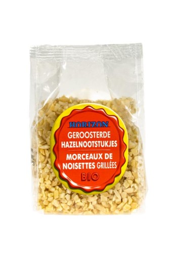 Horizon Geroosterde hazelnootstukjes bio (125 Gram)