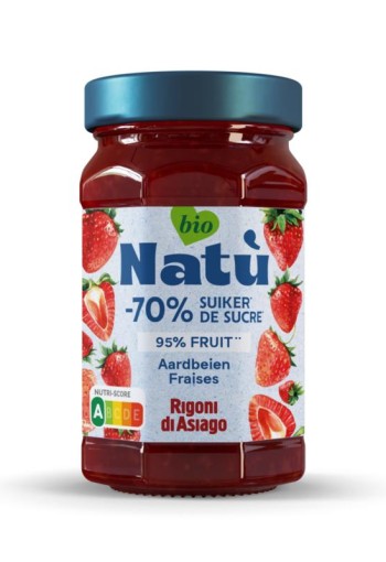 Natu Aardbeienjam bio (240 Gram)