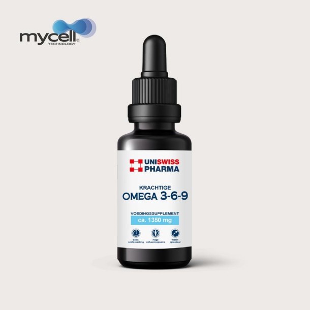 Uniswiss Omega 3-6-9 (wateroplosbaar) (30 Milliliter)