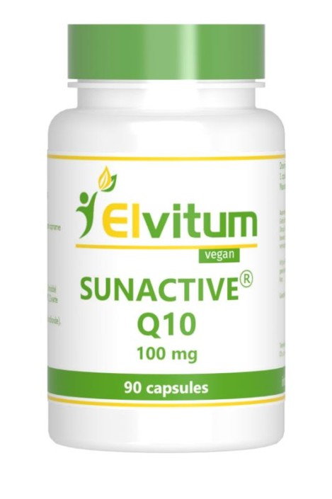 Elvitum Co-enzym Q10 sunactive 100mg (90 Vegetarische capsules)