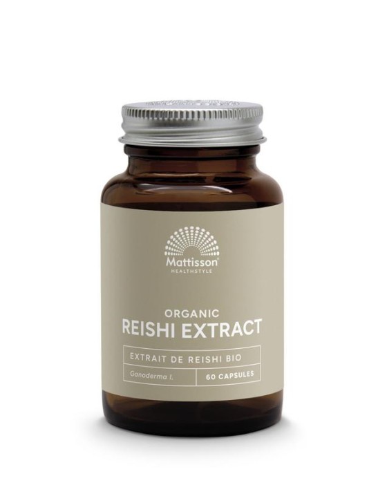 Mattisson Organic reishi extract 400mg bio (60 Capsules)