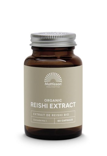 Mattisson Organic reishi extract 400mg bio (60 Capsules)