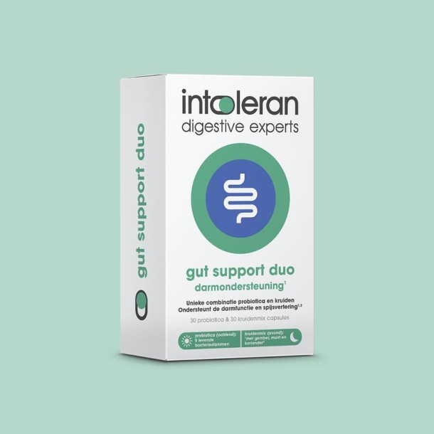Intoleran Gut support duo 2x30 capsules (60 Capsules)
