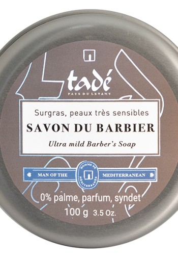 Aleppo Soap Co Scheerzeep in blikje (100 Gram)