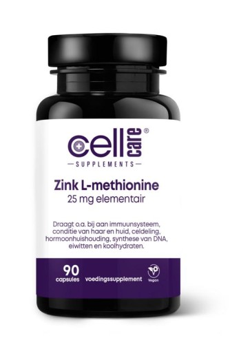 Cellcare Zink L methionine 25mg (90 Capsules)