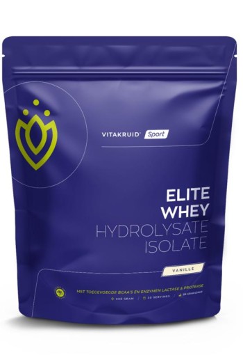 Vitakruid Elite whey 50% hydrolysate/50% isolate vanille (990 Gram)