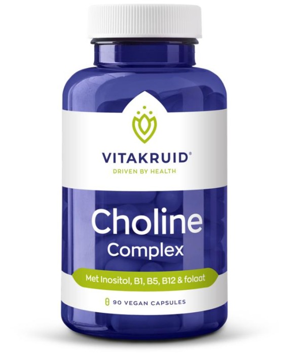 Vitakruid Choline Complex met Inositol, B1, B5, B12 & Folaat (90 Vegetarische capsules)