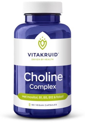 Vitakruid Choline Complex met Inositol, B1, B5, B12 & Folaat (90 Vegetarische capsules)