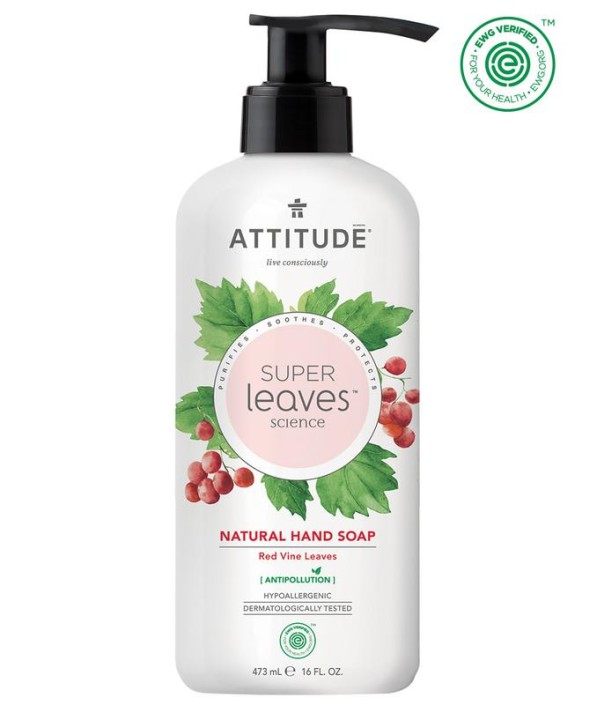 Attitude Super leaves handzeep red vine leaves (473 Milliliter)