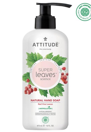 Attitude Super leaves handzeep red vine leaves (473 Milliliter)