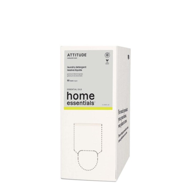 Attitude Wasmiddel geranium & citroengras refill (2 Liter)