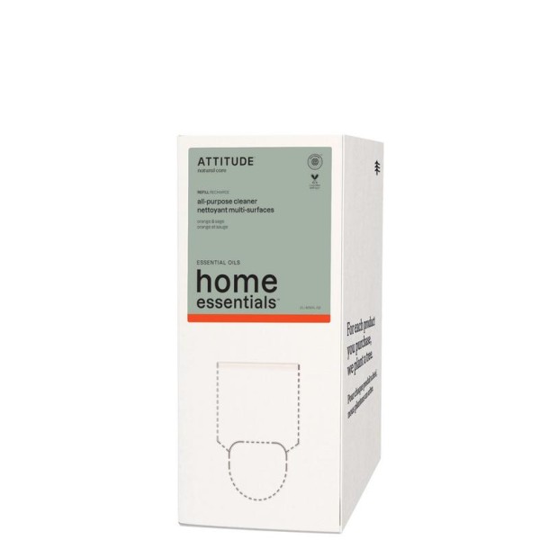 Attitude Allesreiniger sinaasappel & salie refill (2 Liter)