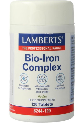 Lamberts Bio-ijzer complex (120 Tabletten)