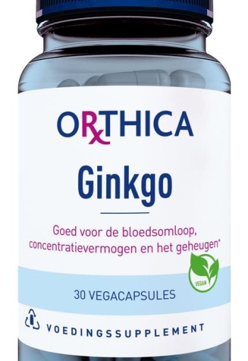 Orthica Ginkgo (30 Vegetarische capsules)